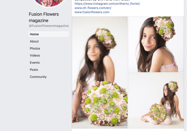 זכייה בתחרויות עיצוב במגזינים – Fusion Flowers Magazine